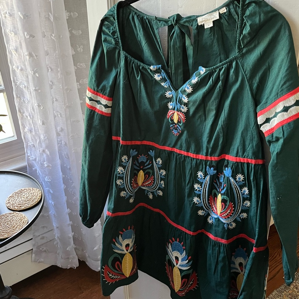 Let Me Be Embroidered Tunic Dress ; Anthropologie